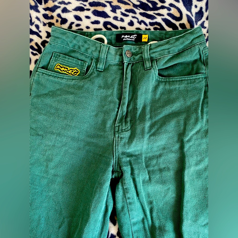 Monet Green “skater” jeans